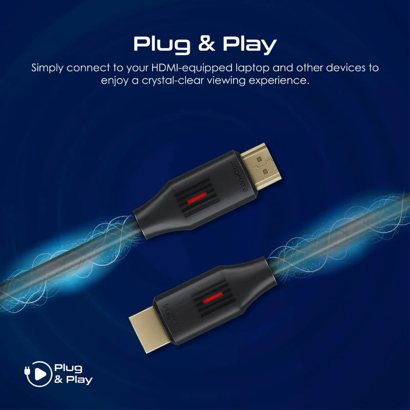 Promate ProLink4K60-500 HDMI 2.0 Cable 4K@60Hz Promate ProLink4K60-500 HDMI 2.0 Cable 4K@60Hz